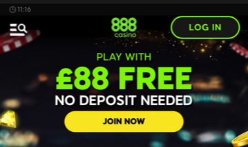 888casino no deposit bonus