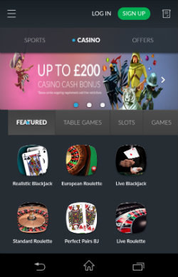 Get casino rewards & casino bonuses at BetVictor Mobile Casino