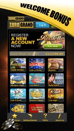 EuroGrand Casino IOS Mobile App | CompareFreeCasino