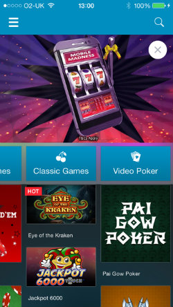 Sportingbet Casino iOS video poker