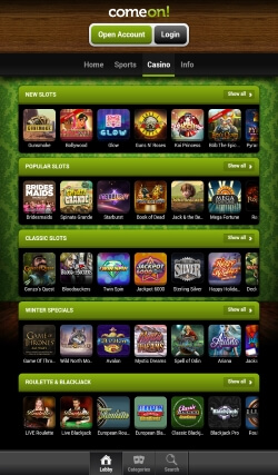 comeon casino app comeon casino app