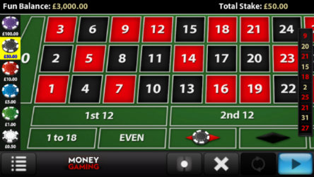 Play Roulette on the Moneygaming Casino Roulette App