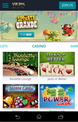 Play casino online at Viking Slots Mobile Casino