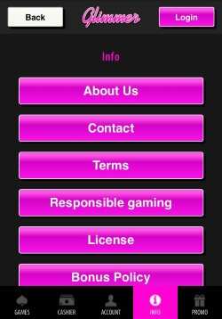 Glimmer Mobile Casino | Play mobile blackjack, mobile roulette and video slots