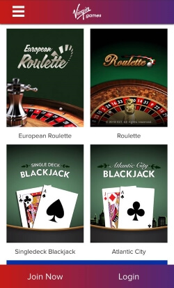 Virgin Games | Play mobile blackjack, mobile roulette and video poker
