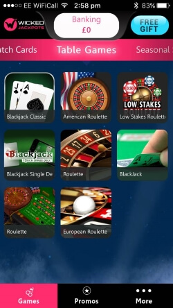 Wicked Jackpots Casino App | Play mobile blackjack and mobile roulette