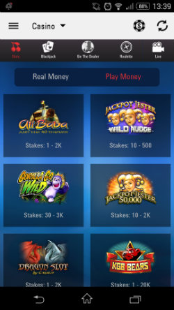 Play mobile slots on the PokerStars Casino Android App