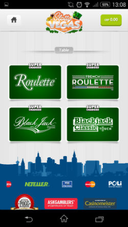 Play Roulette and Blackjack at Slotty Vegas Mobile Casino