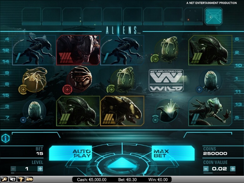 Aliens Video Slot - Online Slot