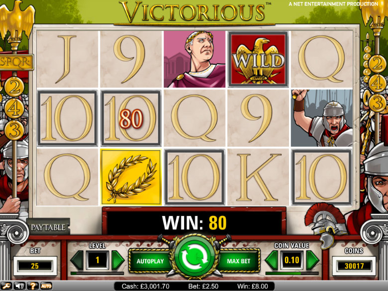 Victorious - video slot