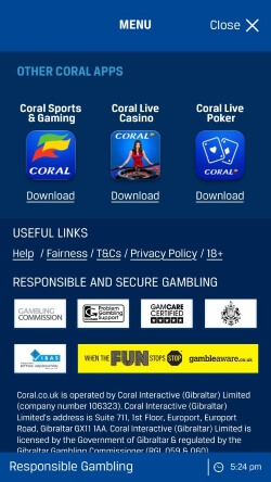 Coral Vegas Casino App | Get up to £400 welcome bonus