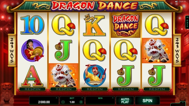 Dragon Dance Video Slot