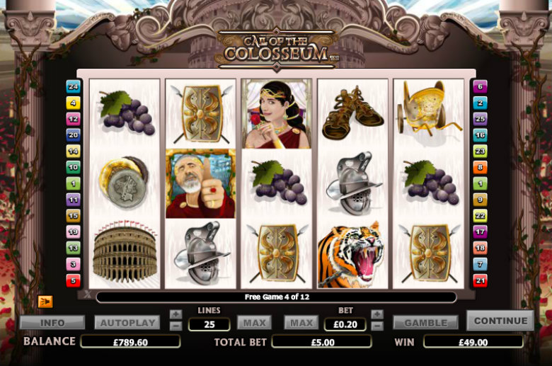 Call of the Colosseum - Video Slot