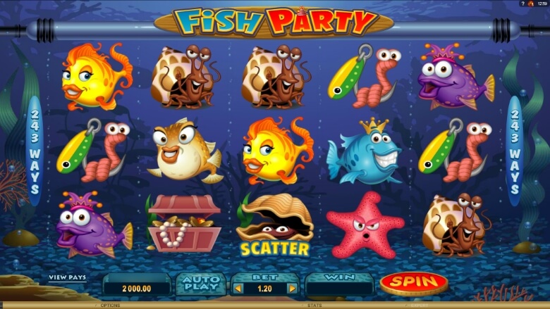 fish party игровой автомат