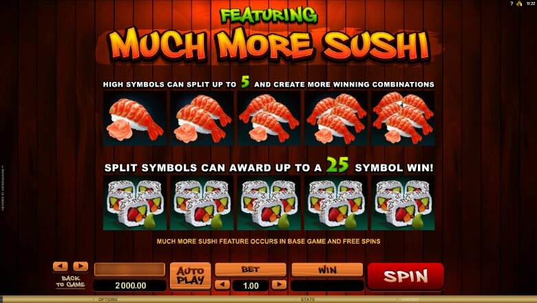 So Much Sushi online slot