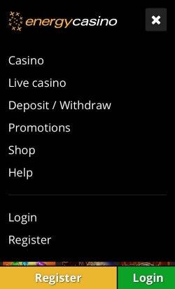 EnergyCasino | Play live casino games on your mobile device