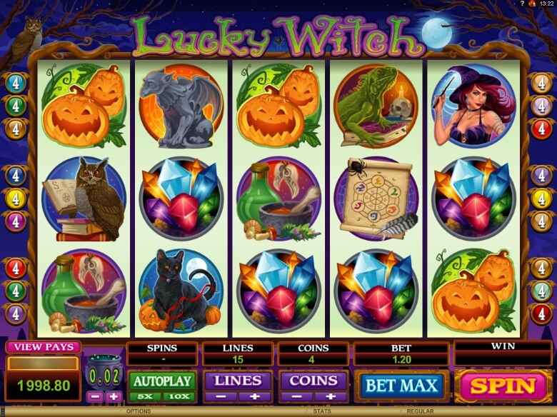 Lucky Witch Video Slot