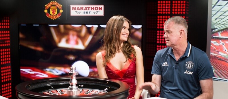 Marathonbet and Manchester United Launch Online Live Casino Image