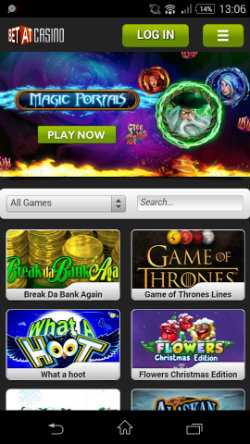 BETAT Mobile Casino - Video Slots