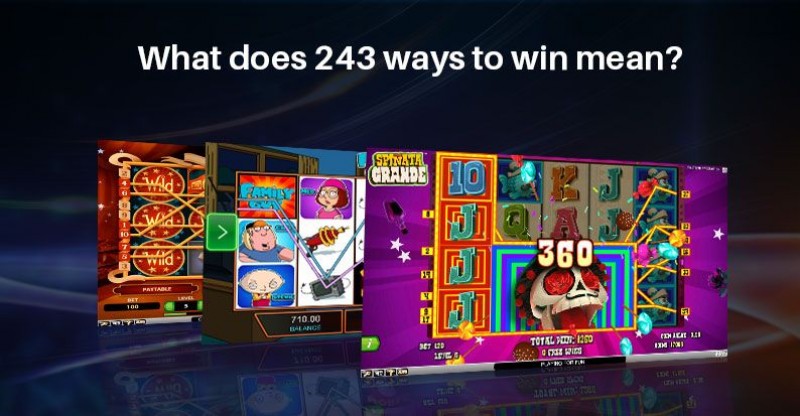 What does 243 ways to win mean? Image